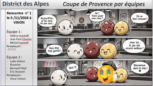 ÉQUIPES DE PROVENCE  des DISTRICTS