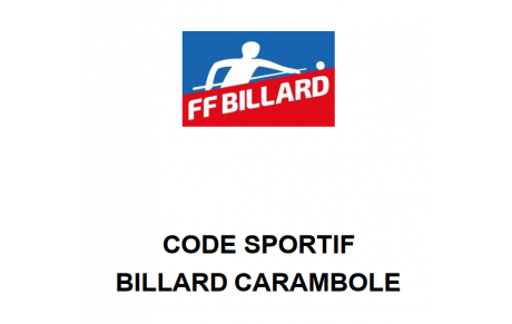 Code sportif 2026-2027 FFB