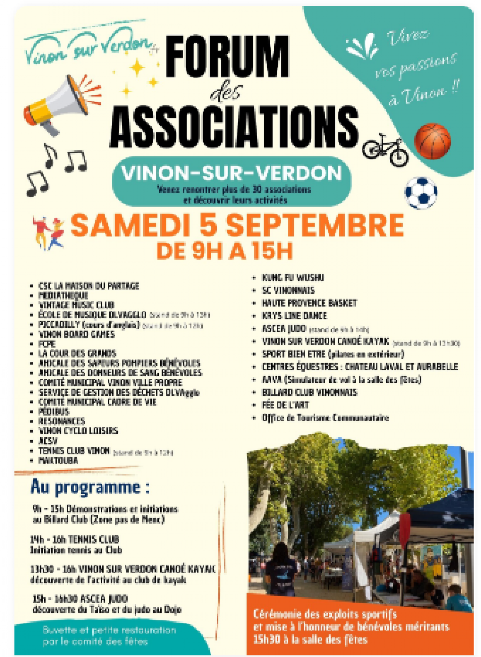 FORUM des Associations- VINON SUR VERDON