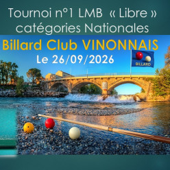 1er Tournoi de Ligue "Libre"  Master, N1, N2, N3, R1